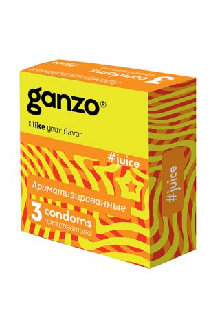 Презервативы Ganzo Juice № 3, фруктовые