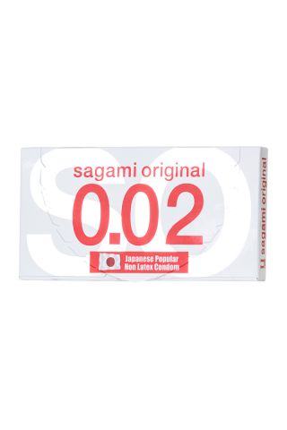 Презервативы полиуретановые Sagami Original 0,02 мм (2 шт)