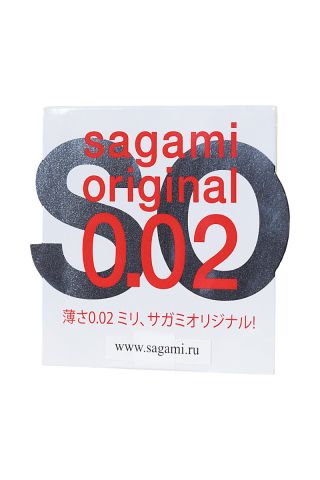 Презервативы полиуретановые Sagami Original 0,02 мм (1 шт)