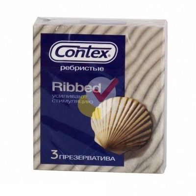 Презерватив Contex №3 Ribbed с ребрами Презерватив Contex №3 Ribbed с ребрами