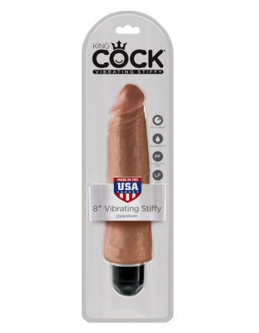 PipeDream King Cock 8 Vibrating Stiffy Вибратор мулат (20, Ø 5.8 см)