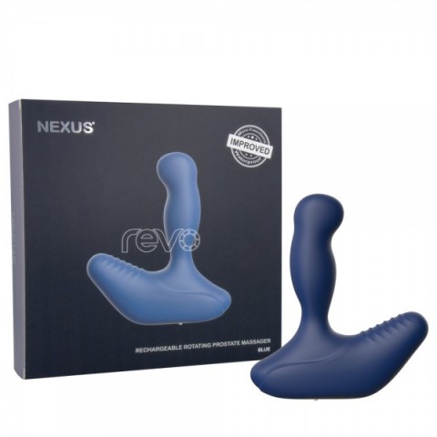 Массажер простаты Nexus Revo 2 NEW синий (14.5, Ø 3.2 см) - Лубрикант 