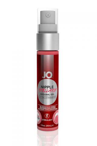 Возбуждающий гель для сосков JO® Nipple Titillator Снежная клубника (Electric Strawberry) - 30 мл.