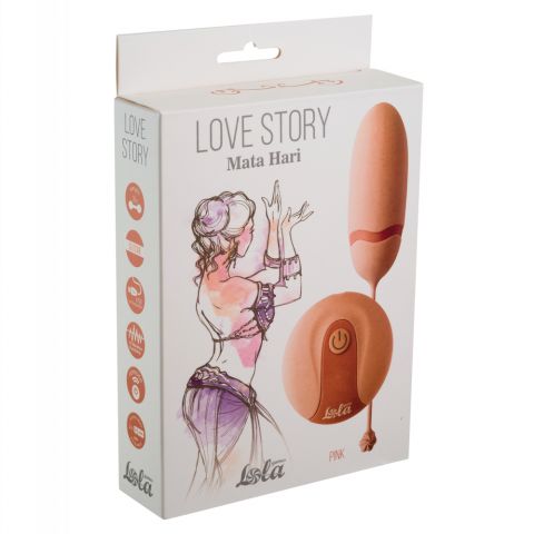 Виброяйцо на пульте управления Love Story Mata Hari pink