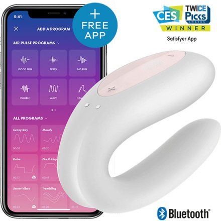 Стимулятор для пар Satisfyer Partner Double Joy, белый