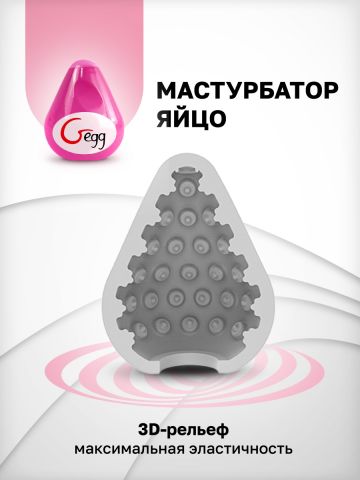 Gvibe Gegg Pink - яйцо-мастурбатор