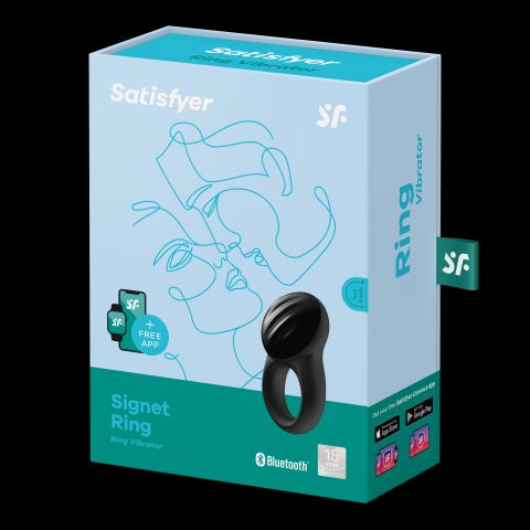 Эрекционное кольцо Satisfyer Signet Ring с возможностью управления через приложение