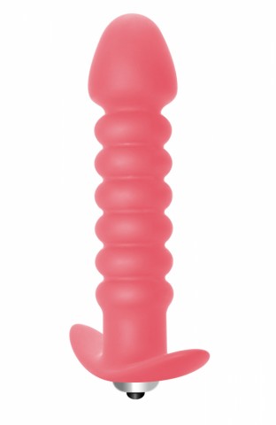 Анальная пробка с вибрацией Twisted Anal Plug Pink (11, Ø 3 см)