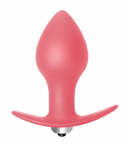 Анальная пробка с вибрацией Bulb Anal Plug Pink (8.7, Ø 3.8 см)