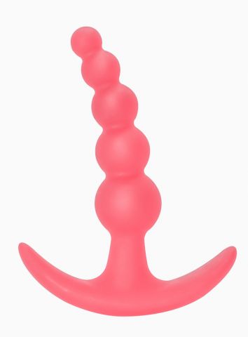 Анальная пробка Bubbles Anal Plug Pink (10, Ø 2.6 см)