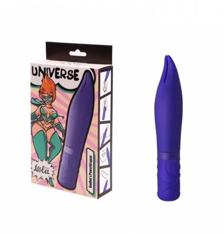 Перезаряжаемый Вибратор Universe BonBon’s Powerful Spear Blue (15.2, Ø 3 см)