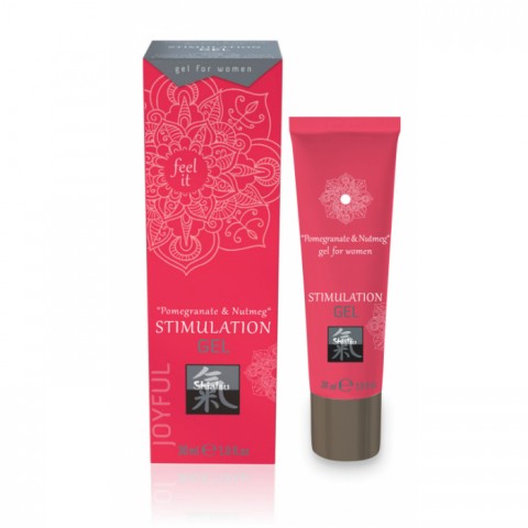 Интимный Гель для Двоих Shiatsu STIMULATION GEL Pomegranate & Nutmeg 30 мл.