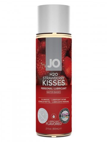 Ароматизированный лубрикант Клубника на водной основе System JO Flavored Strawberry Kiss 60 мл
