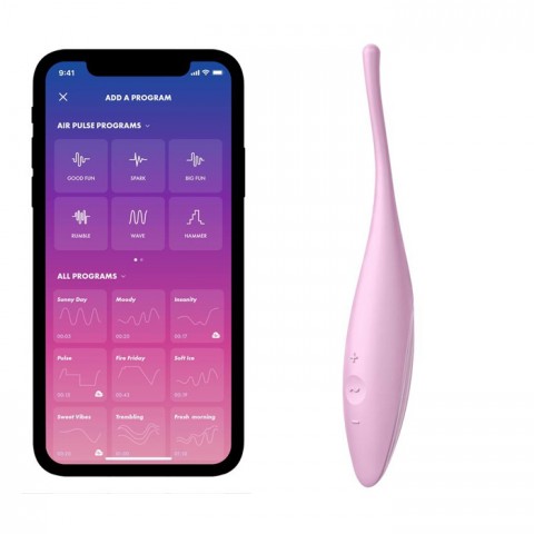 Точечный вибромассажер Satisfyer Twirling Joy розовый