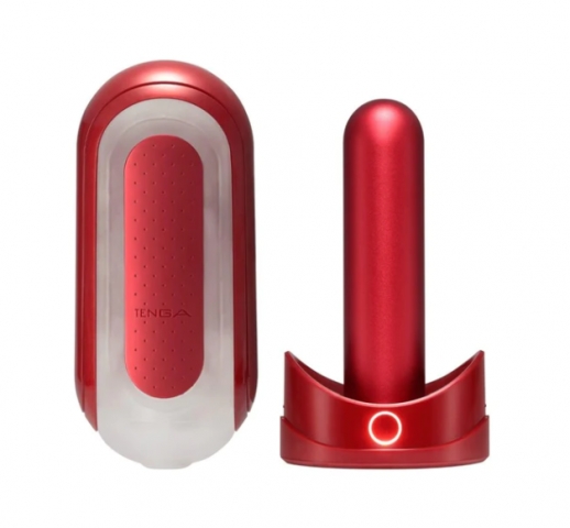 TENGA Мастурбатор с подогревом Flip Zero Red Warming