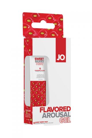 Стимулирующее средство со вкусом клубники System Jo Sweet Berry Heat - 10 мл Со скидкой без коробки!!!
