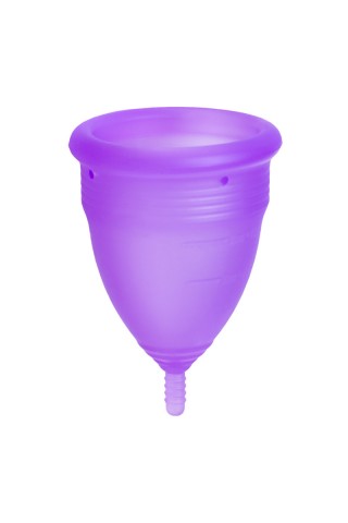 Менструальная чаша Eromantica фиолетовая, размер S (15 мл)