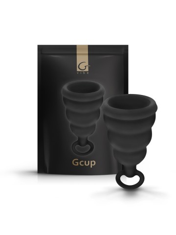 Gvibe Gcup Black менструальная чаша с защитой от протечек, 10 мл