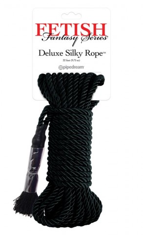 Deluxe Silky Rope веревка для фиксации черная (975 см)