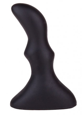 Плаг изогнутой формы Lovetoy из ПВХ черный (10, Ø2.5 см)