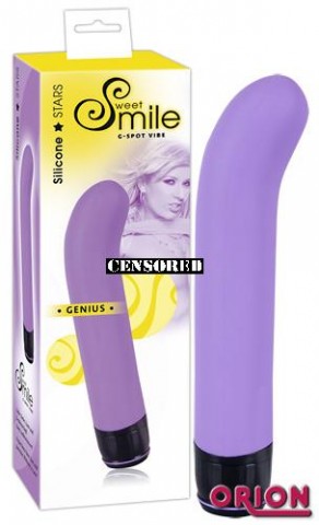 SMILE Вибратор G-точки Genius сиреневый (20, Ø 3.7 см)