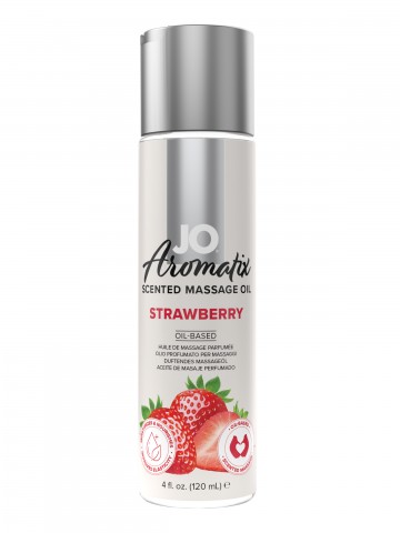 Массажное масло JO Aromatix  Massage Oil, Strawberry 120 мл