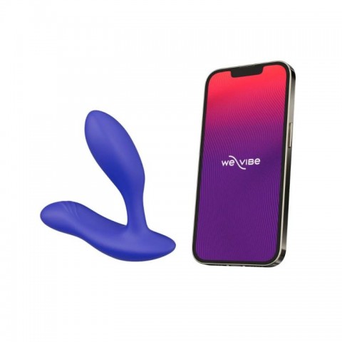 We-Vibe Vector+ анальный стимулятор с пультом ДУ, голубой