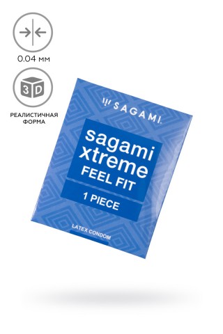 Презервативы Sagami extreme feel fit, гладкие (1 шт.)