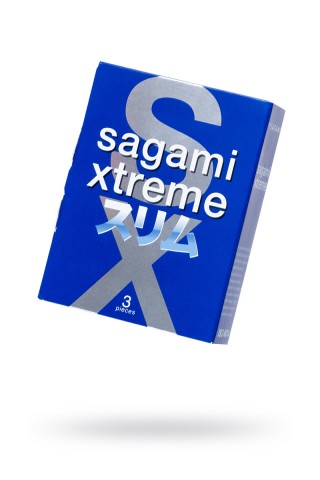 Презервативы Sagami extreme feel fit, супероблегающие  (3 шт.)