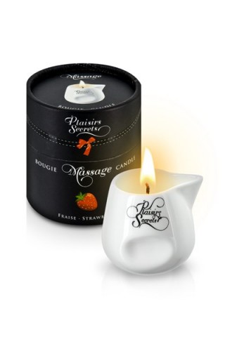 MASSAGE CANDLE STRAWBERRY, Клубника (80 мл)