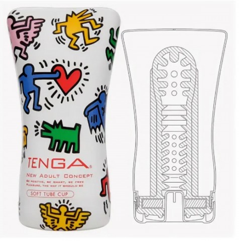 Tenga Keith Haring Soft Case Cup мужской мастурбатор
