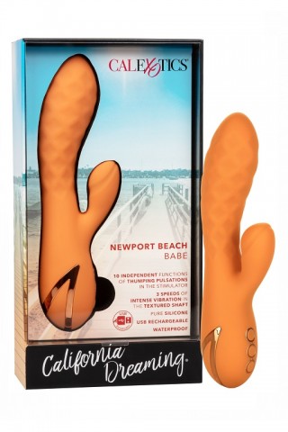 Кролик Newport Beach Babe с функцией «пульсирующее воздействие» (р 12.8, Ø 3.8 см)