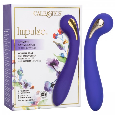 Вибромассажер для точки G с электростимуляцией Impulse Intimate Estim Petite G Wand (р 19, Ø 3.3 см)