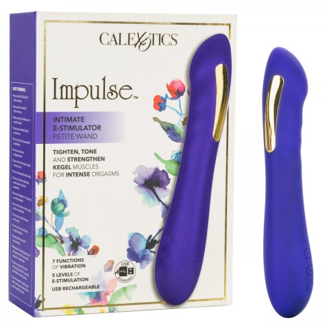 Вибратор с электростимуляцией Impulse Intimate E-Stimulator Petite Wand (р 18.5, Ø 3.3 см)