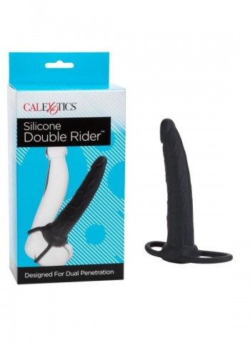 Страпон для двойного проникновения Silicone Double Rider (14, Ø 3.3 см)