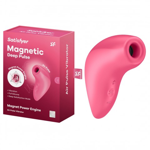 Вакуумный стимулятор Satisfyer Magnetic Deep Pulse, розовый