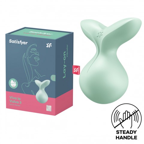 Клиторальный стимулятор Satisfyer Viva la Vulva 3, мятный