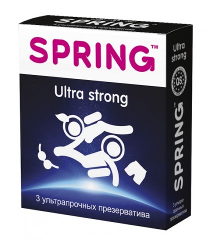 Презервативы SPRING™ Ultra Strong ультра-прочные (3 шт.)
