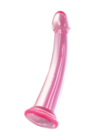 Нереалистичный фаллоимитатор Jelly Dildo L Toyfa Basic, розовый (20, Ø 3.7 см)