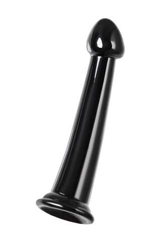 Нереалистичный фаллоимитатор Jelly Dildo M Toyfa Basic, черный (18, Ø 3.2 см)
