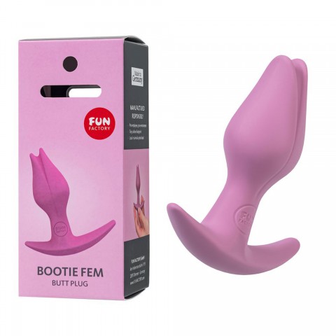 Анальный стимулятор Fun Factory BOOTIE FEM, розовый (8.5, Ø 2.9 см)