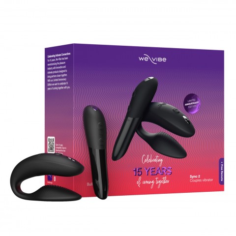 We-Vibe 15 Year Anniversary Collection: Tango X + Sync 2, набор вибраторов для пар