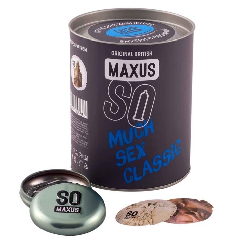 Презервативы MAXUS SO MUCH SEX Classic, классические, 100 шт.