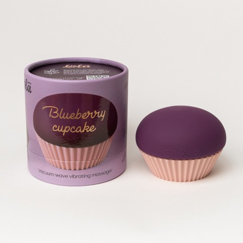 Вакуумно-волновой вибратор Cupcake Blueberry