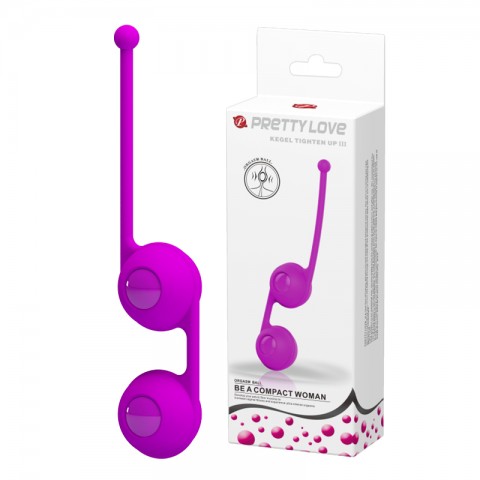 Pretty Love Kegel Tighten Up III вагинальные шарики, пурпурный (17, Ø 3.5 см)