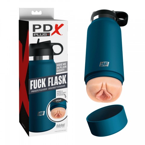 Мастурбатор PDX Plus Fuck Flask - Private Pleaser, синий