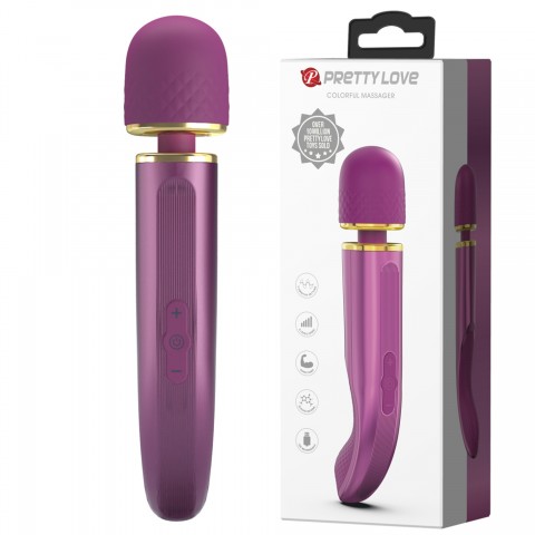 Вибромассажер Pretty Love Colorful Massager, Фиолетовый (24, Ø 4.8 см)