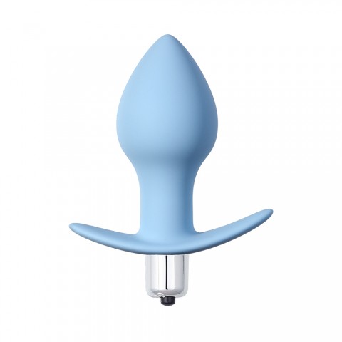 Анальная пробка с вибрацией Bulb Anal Plug Blue (8.7, Ø 3.8 см)