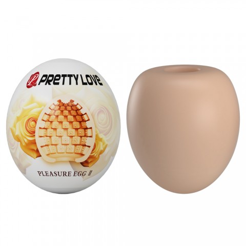 Маструбатор Pretty Love Pleasure Egg, персиковое