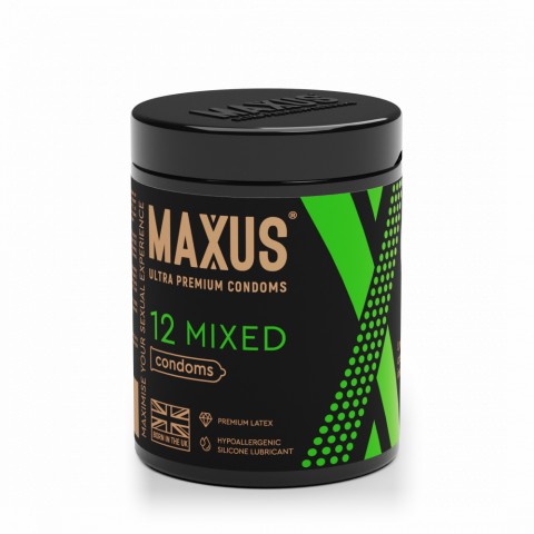 Презервативы микс трех видов MAXUS X-Edition, 12 шт